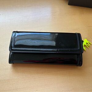 Bally Black Patent Leather Wallet